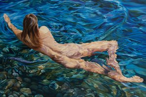 Swimming in Clear Water by PETER GOODHALL