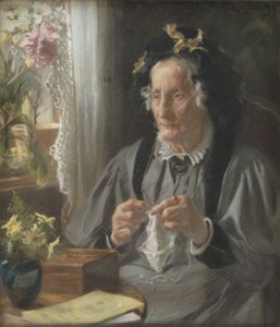 Portrait of Conference Councilor S.A. Casse née Engelbreth by Peder Severin Krøyer