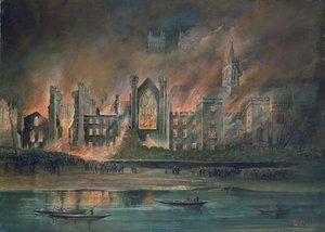 Fire at the Houses of Parliament, 16th October 1834