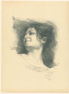 Head of a Laughing Woman (series title) by P. Lapierre