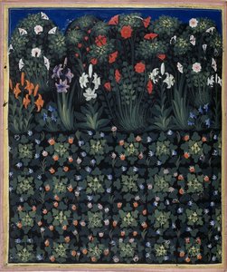 Garden from Regia Carmina by Convenevole da Prato by Pacino di Buonaguida