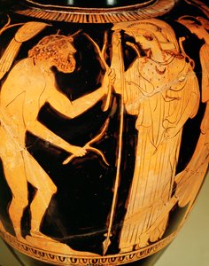 Ulysses and Athena at the Meeting with Nausicaa by Painter Nausicaa