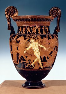 Attic red-figure volute krater depicting the death of the bronze giant, Talos by Painter Talos