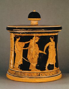 Wedding scene - perhaps the wedding of Peleus and Thetis by Painter of the Wedding Procession