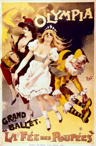 The Fairy of the Dolls, Advertising Poster for the Grand Ballet at the Olympia Theatre