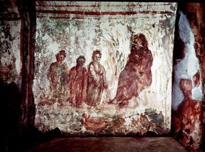 Early Christian Art: Moses Rescued from the Water by Paleo Christian