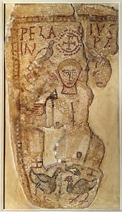 Representation of the Ascetic Monk Pelage by Paleo Christian Paleo Christian