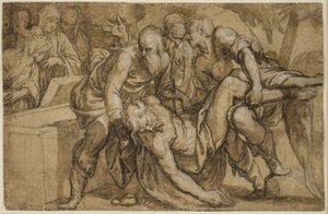 The Entombment by Paolo Farinati