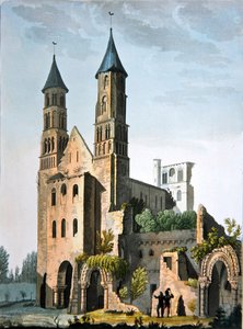 The Abbey of Jumieges, from 