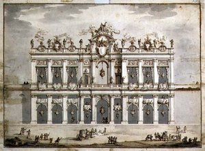 Design of a Facade, probably for the 