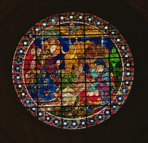 Oculus depicting The Nativity, 1443