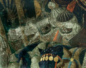 The Battle of San Romano between Florence and Siena in 1432