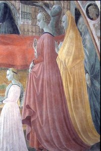 The Nativity of the Virgin (detail) by Paolo Uccello