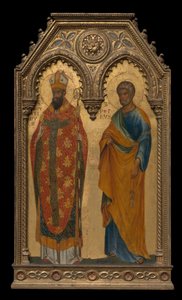 Saints Augustine and Peter by Paolo Veneziano