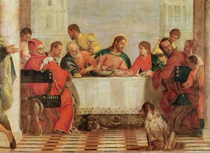The Feast in the House of Levi (detail)