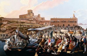The Slaughter of Tuna in Cape Passero in the Presence of the Royal Family by Paolo de Albertis