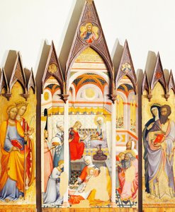 Altarpiece of Nativity of Virgin by Paolo di Giovanni Fei (circa 1345-circa 1411) by Paolo di Giovanni Fei