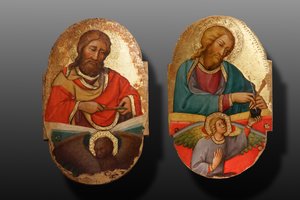 St. Mark and St. Peter by Paolo di Giovanni Fei
