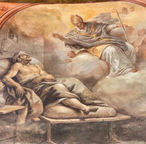 Frescoes by Paolo de Matteis Dated 1714, Depicting the Life of the Saint, Chapel of San Cataldo
