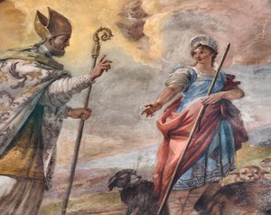 Frescoes by Paolo de Matteis Dated 1714, Depicting the Life of the Saint, Chapel of San Cataldo