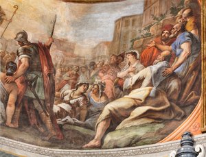 Frescoes depicting the life of Saint Cataldo