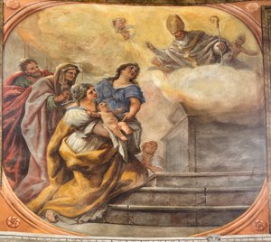 Frescoes depicting the life of Saint Cataldo