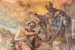 Frescoes depicting the life of Saint Cataldo