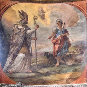 Frescoes depicting the life of Saint Cataldo