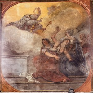 Frescoes depicting the life of Saint Cataldo