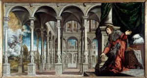 Annunciation by Paris Bordone