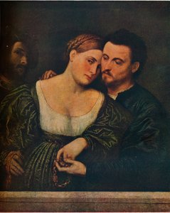 The Venetian Lovers by Paris Bordone