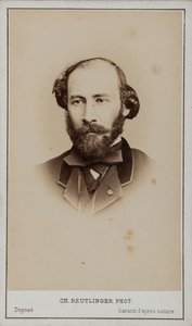 Portrait of Octave Feuillet 1821-1890 by Paris . Photo studio Reutlinger
