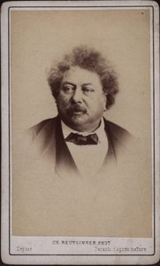 Portrait of Alexandre Dumas, 1802-1870, c. 1868 by Paris . Photo studio Reutlinger
