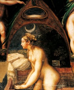 Diana and Actaeon (detail) by Parmigianino