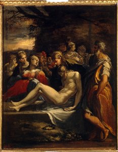 The Entombment of Christ by Parmigianino