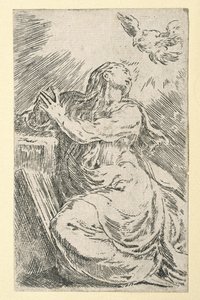 The Annunciation by Parmigianino