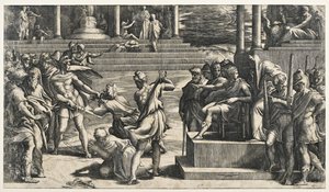 Martyrdom of Saint Peter and Saint Paul by Parmigianino