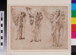 Three Studies of St Jerome and St Francis in Conversation