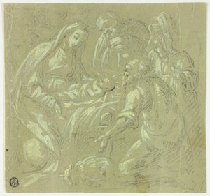 Adoration of the Shepherds by Parmigianino