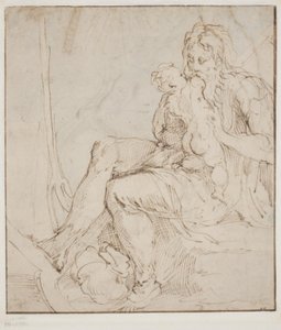 Saturn/Kronos Devouring One of His Children by Parmigianino
