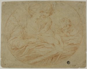 Woman and Two Children by Parmigianino