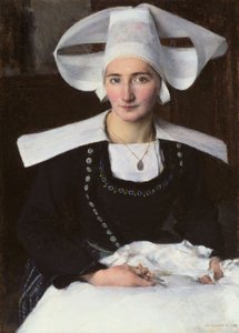 Woman from Brittany by Pascal Adolphe Jean Dagnan Bouveret