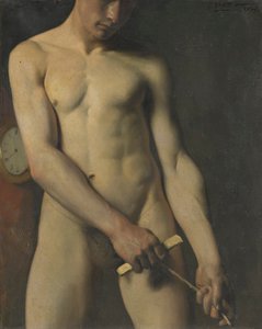 Nude Study of a Man by Pascal Adolphe Jean Dagnan Bouveret
