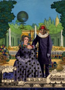 Whimsical Garden Couple