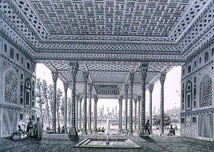 Interior View of the Pavilion of Mirrors, Isfahan, Plate 35 from 