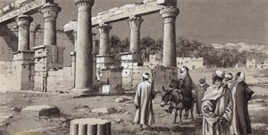 A Ruined Temple in Egypt