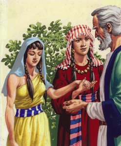 Sarai Introducing Hagar to Abraham