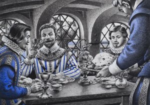 Sir Francis Drake at the Table