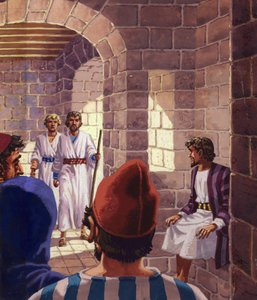The Two Messengers from God Visiting Sodom