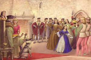 A Party Followed the Arrival of Catherine of Aragon in England to be Married